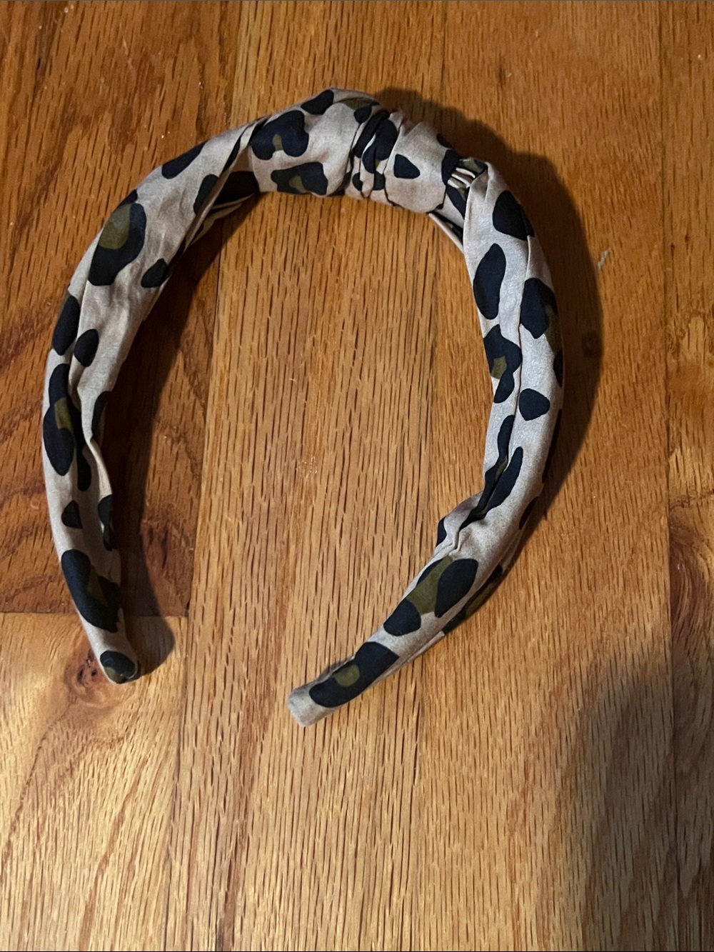 J.Crew Knot Headband Cheetah Print Like New
